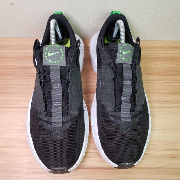Nike Men's‎ Size 9 Air Zoom Crater Impact Running Shoes Black White Athletic - Picture 3 of 10